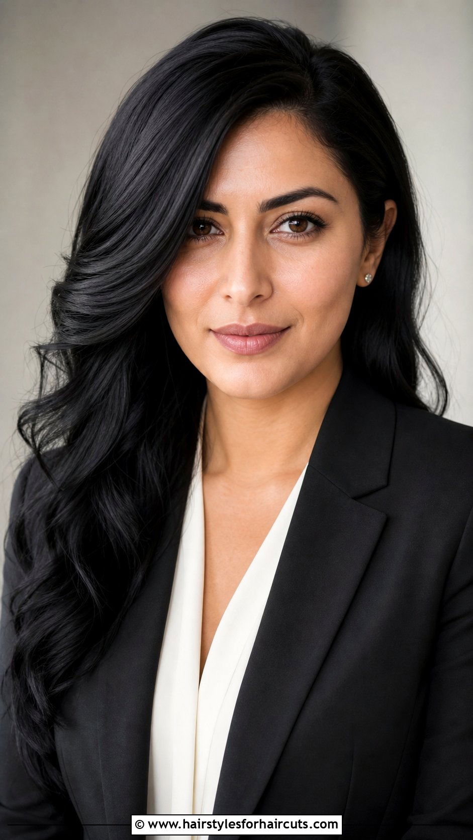 Side Part Swoop Black Hairstyle - 25 different black hairstyles - 25 different black hairstyles
