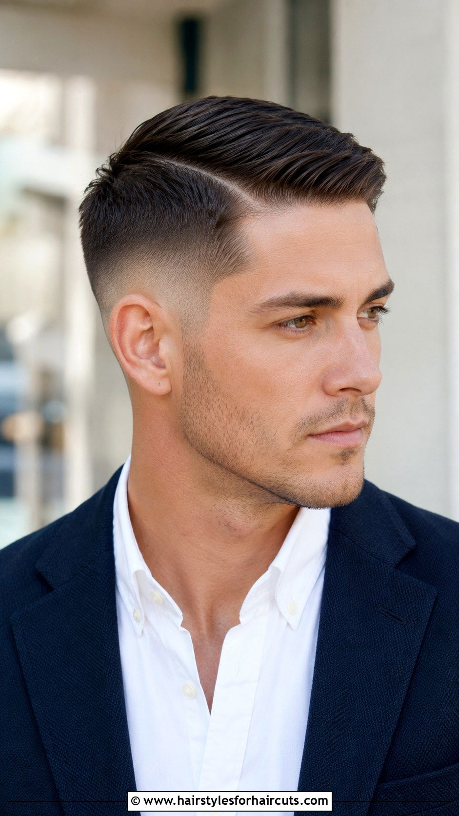 Side Part Taper Fade - 25 haircuts on the side - 25 haircuts on the side