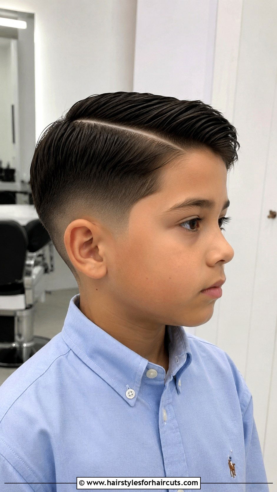 Side Part Taper Fade - 25 10 year old boy haircuts straight hair - 25 10 year old boy haircuts straight hair