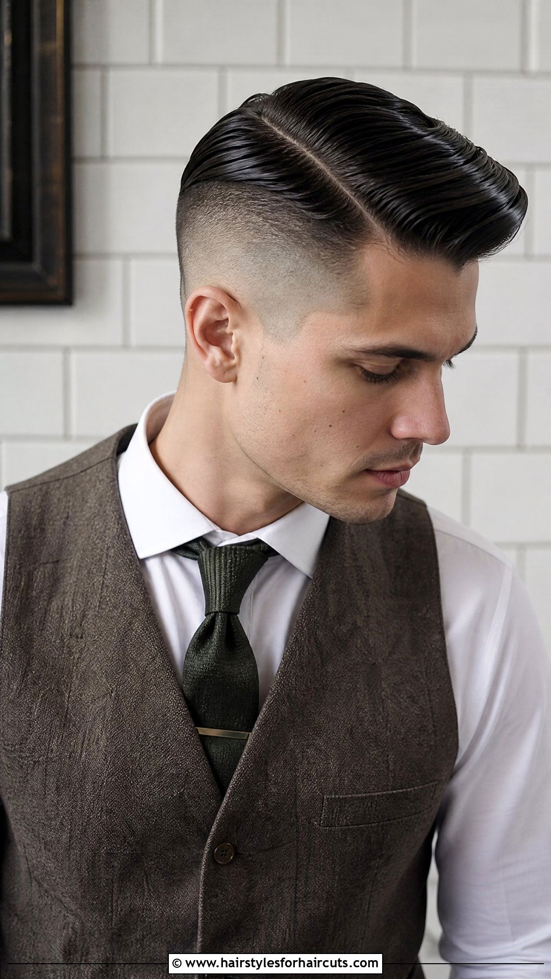 Side Part Undercut - 25 1920s mens hairstyles - 25 1920s mens hairstyles