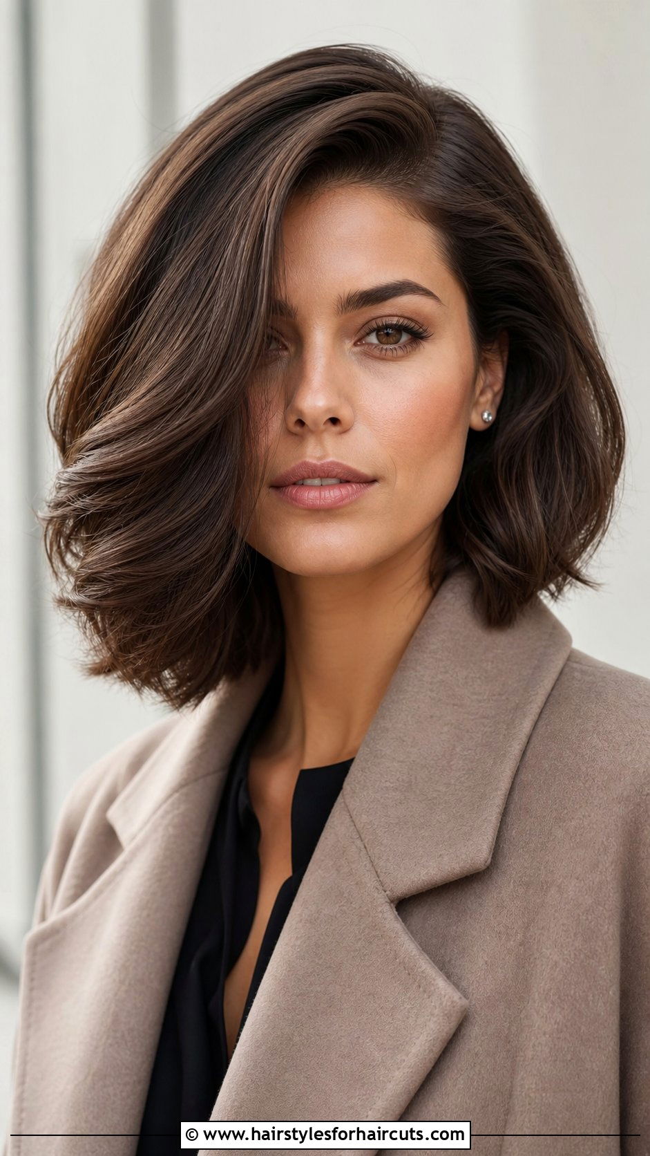 Side Part Voluminous Bob - 25 mob haircuts - 25 mob haircuts