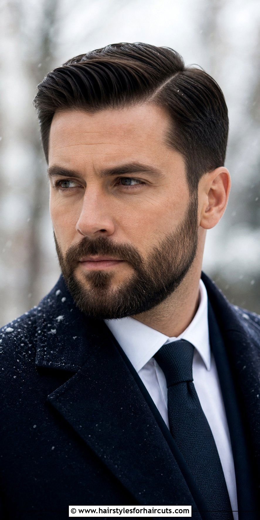 Side Part With Beard - 25 hair beard hairstyles - 25 hair beard hairstyles