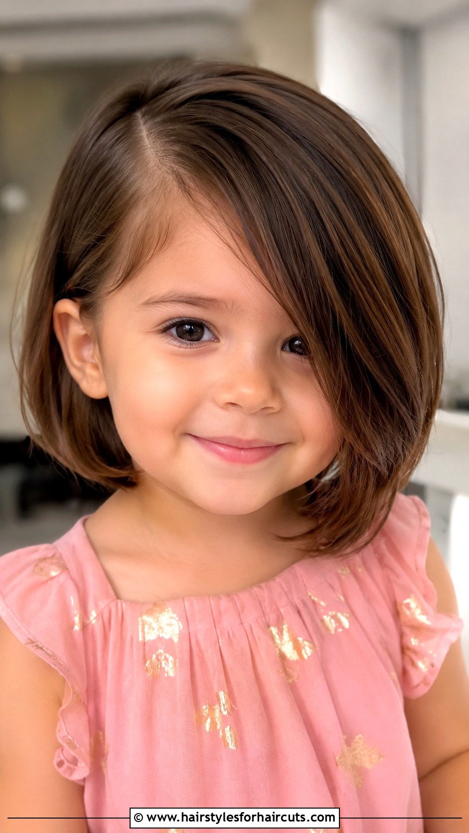 Side Parted Bob With Long Bangs - 25 thin hair toddler girl haircuts with bangs - 25 thin hair toddler girl haircuts with bangs