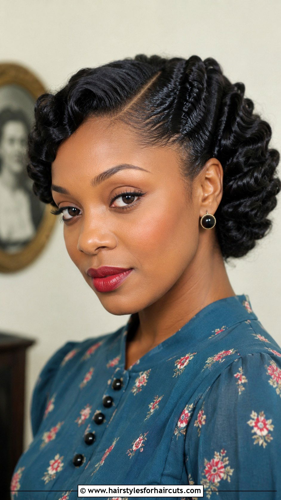 Side Parted Comb Coils - 25 coil hairstyles for natural hair - 25 coil hairstyles for natural hair