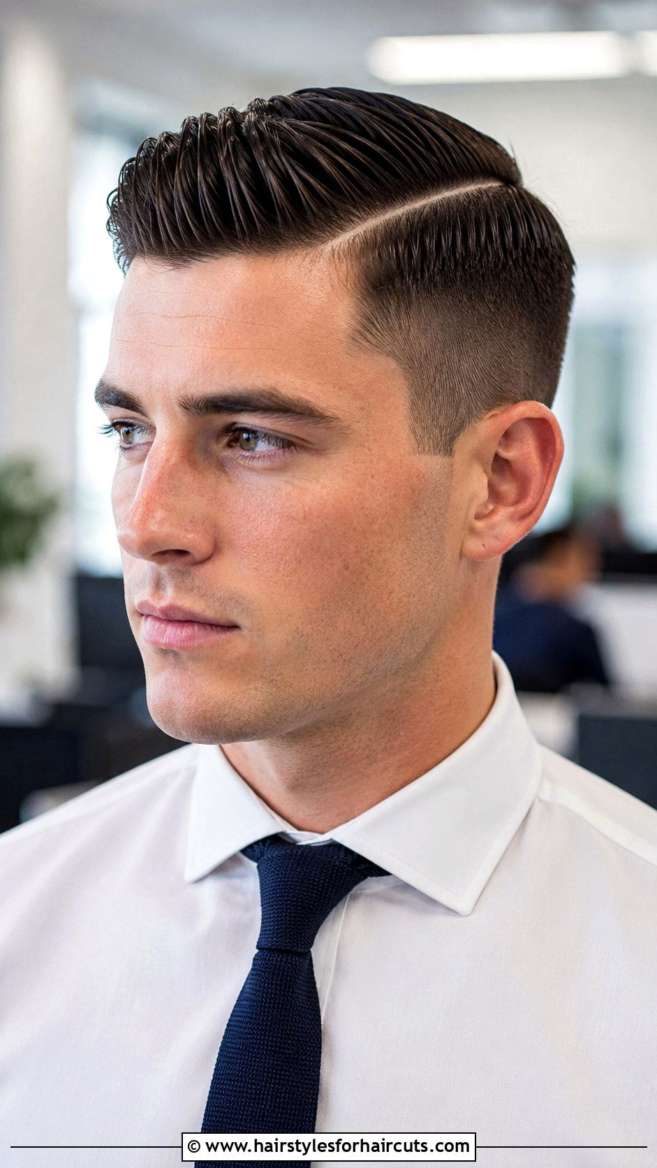 Side Parted Crew Cut - 25 crew cut haircuts - 25 crew cut haircuts