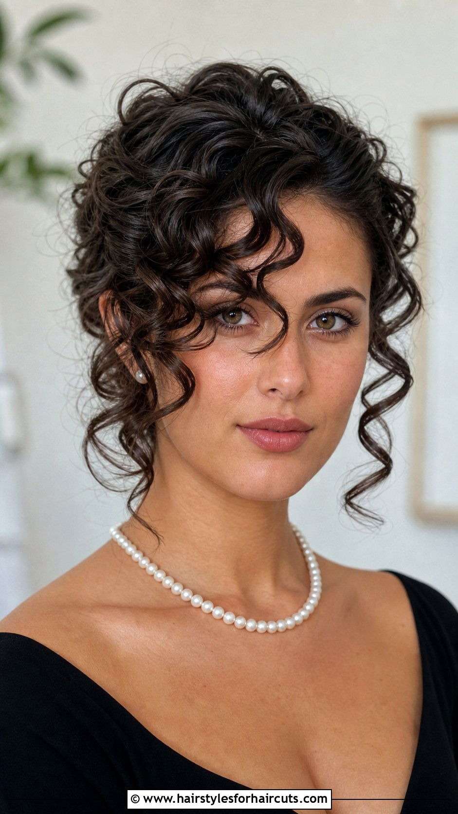 Side Parted Curly Bangs - 25 old money haircuts curly hair - 25 old money haircuts curly hair