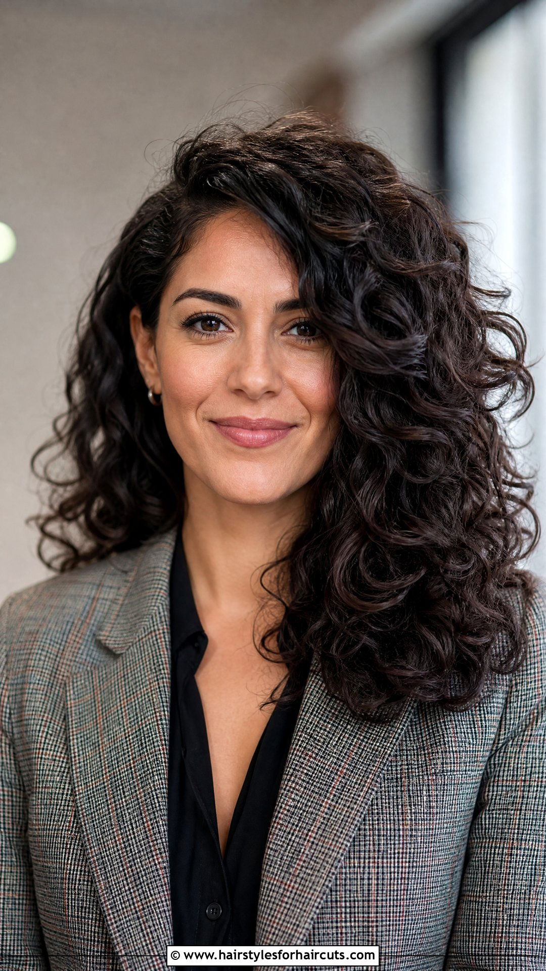 Side Parted Curly Hair - 25 womens professional hairstyles for curly hair - 25 womens professional hairstyles for curly hair