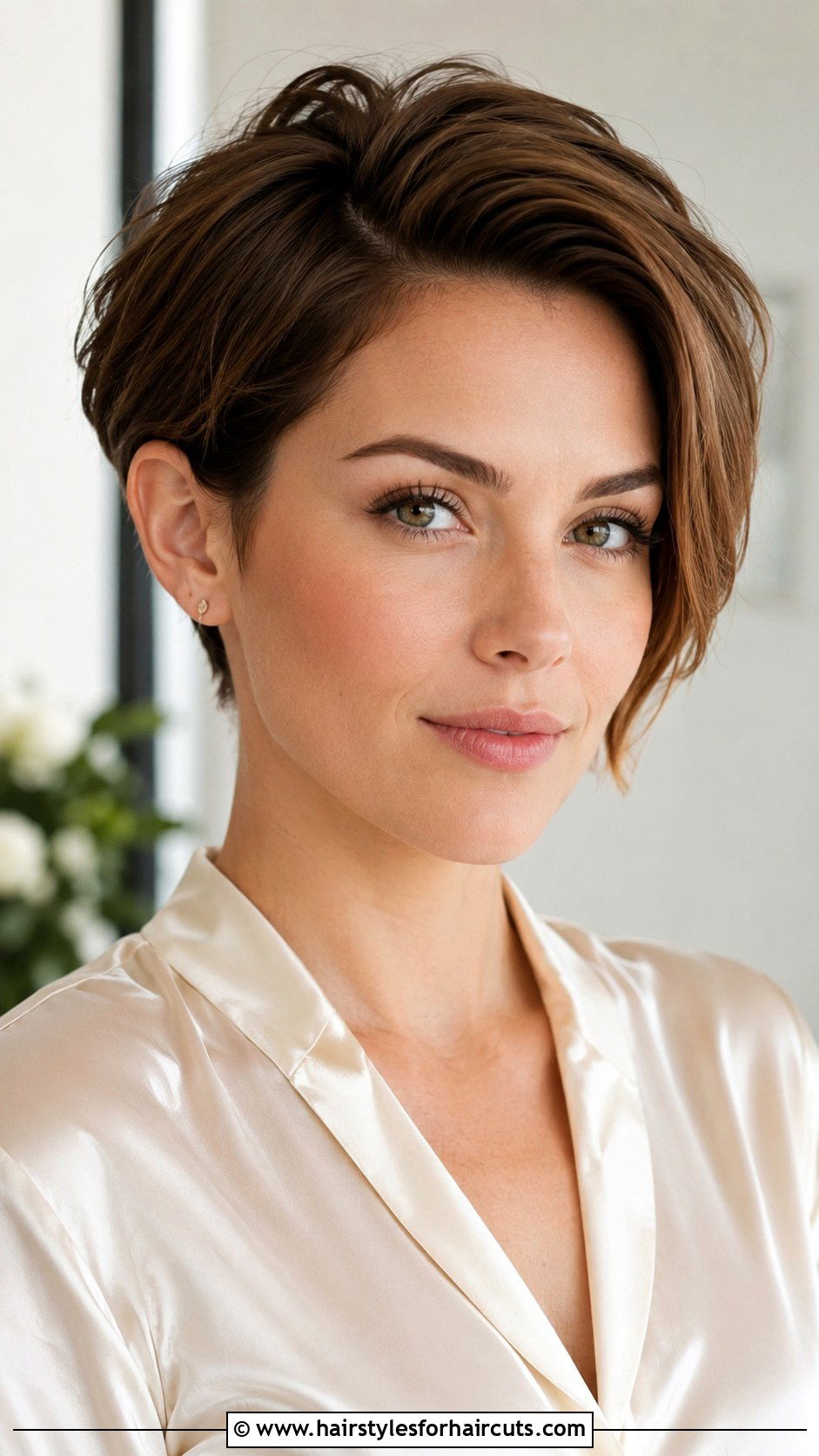 Side Parted Pixie Cut - 25 pixie haircuts thin hair - 25 pixie haircuts thin hair