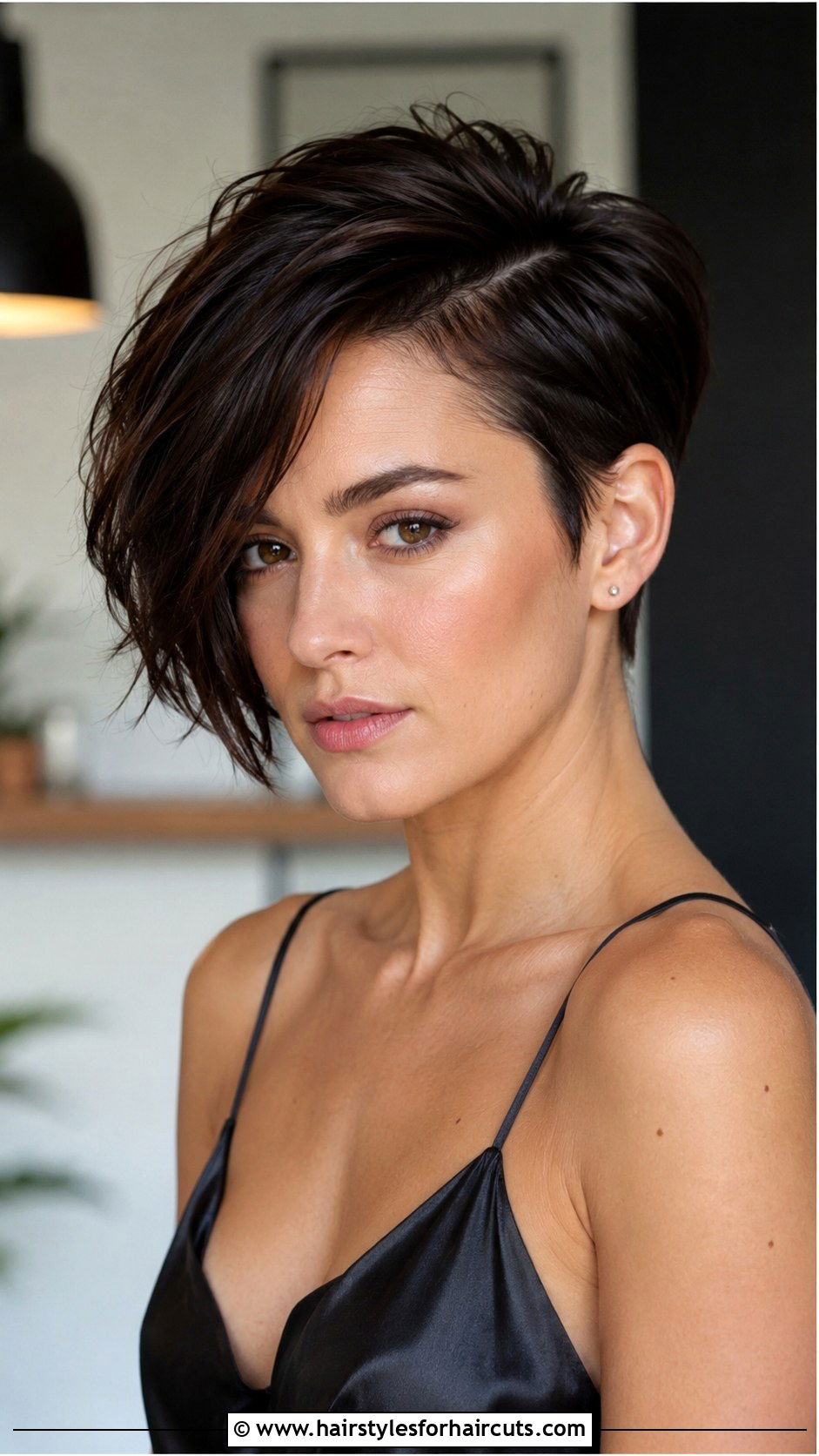 Side Parted Short Crop - 25 haircuts for white hair over 60 - 25 haircuts for white hair over 60