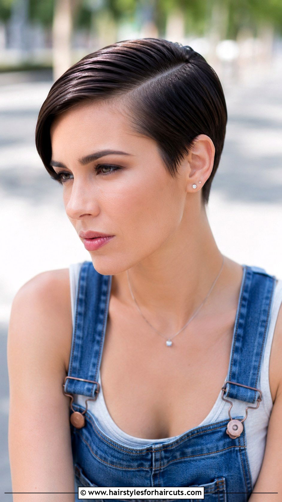 Side Parted Slick Short Hair - 25 greasy hairstyles for short hair - 25 greasy hairstyles for short hair