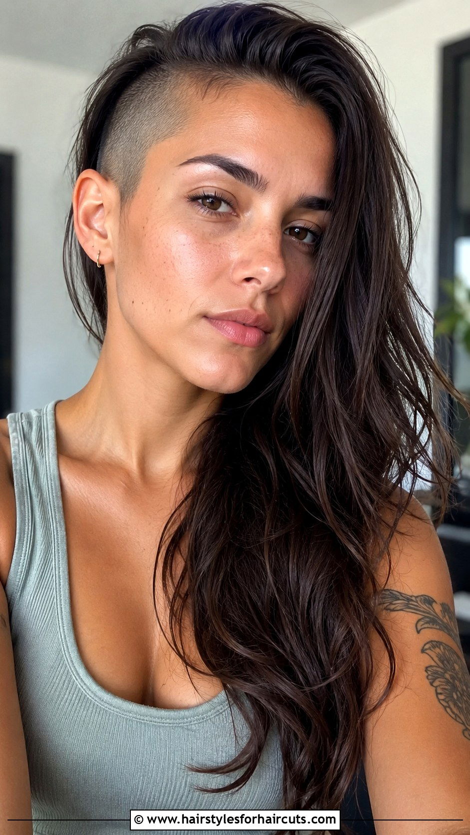 Side Shave Long Hair - 25 shaving hairstyles - 25 shaving hairstyles