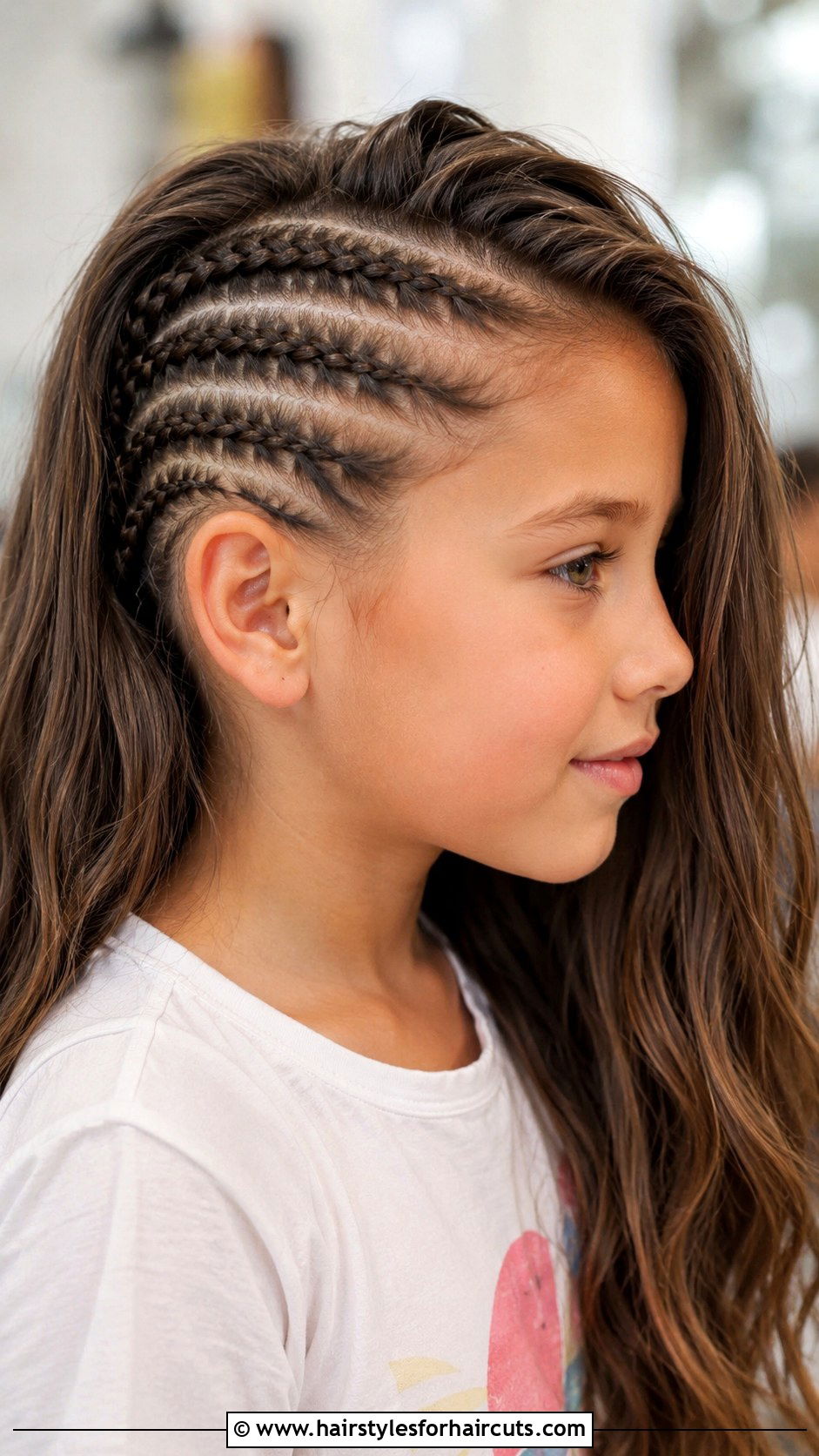 Side Shaved Braid Kid Girl Hairstyle - 25 easy hairstyles kid girl rockstar hair - 25 easy hairstyles kid girl rockstar hair