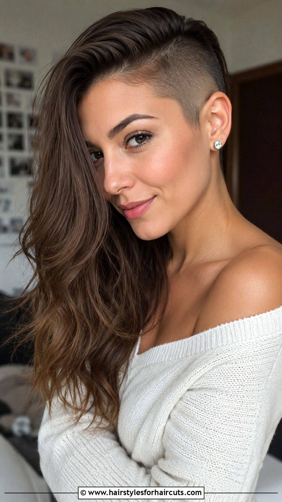 Side Shaved Long Hair - 25 side haircuts - 25 side haircuts