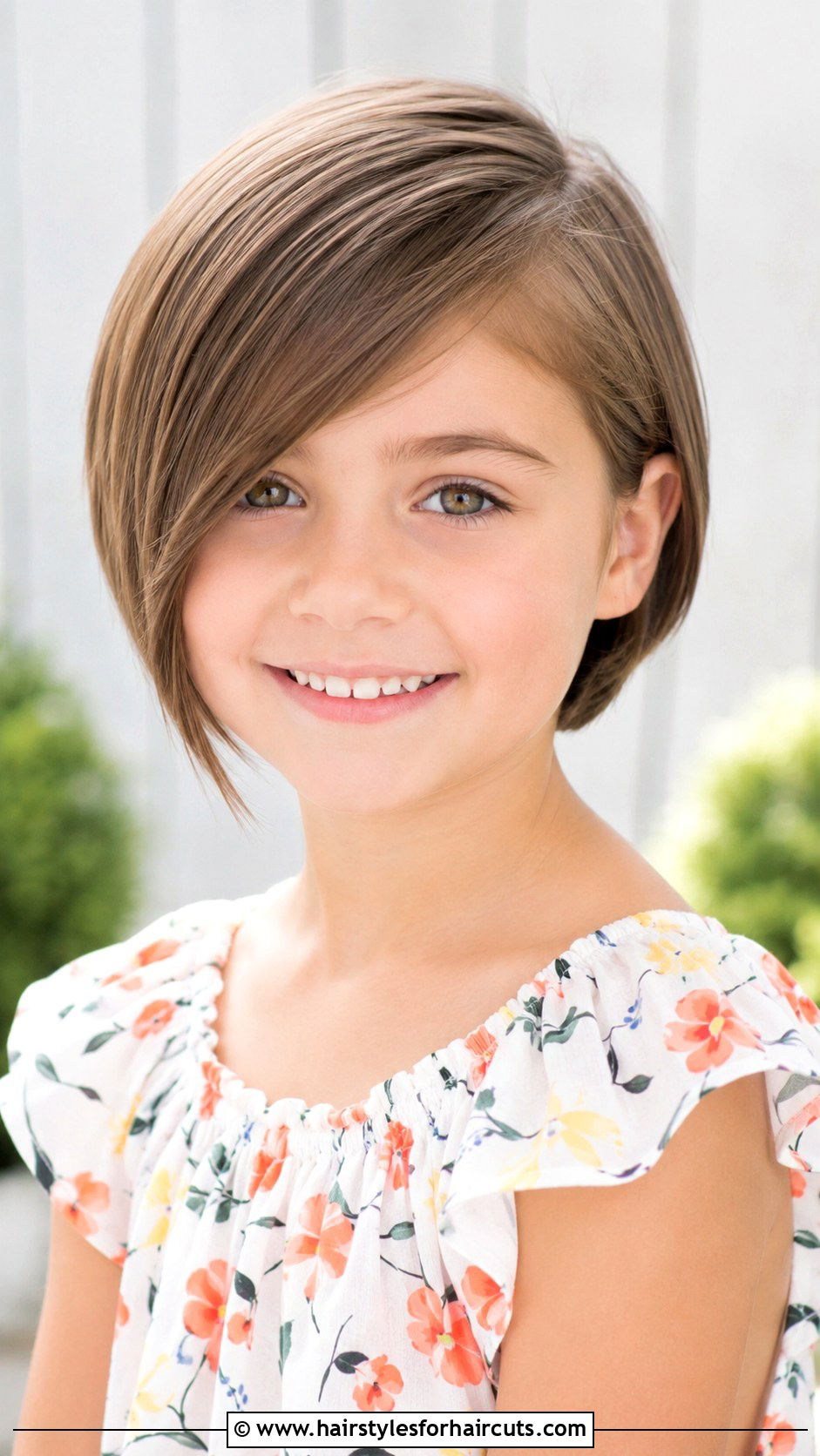 Side Swept Bang Kid Haircut - 25 cute kid haircuts - 25 cute kid haircuts