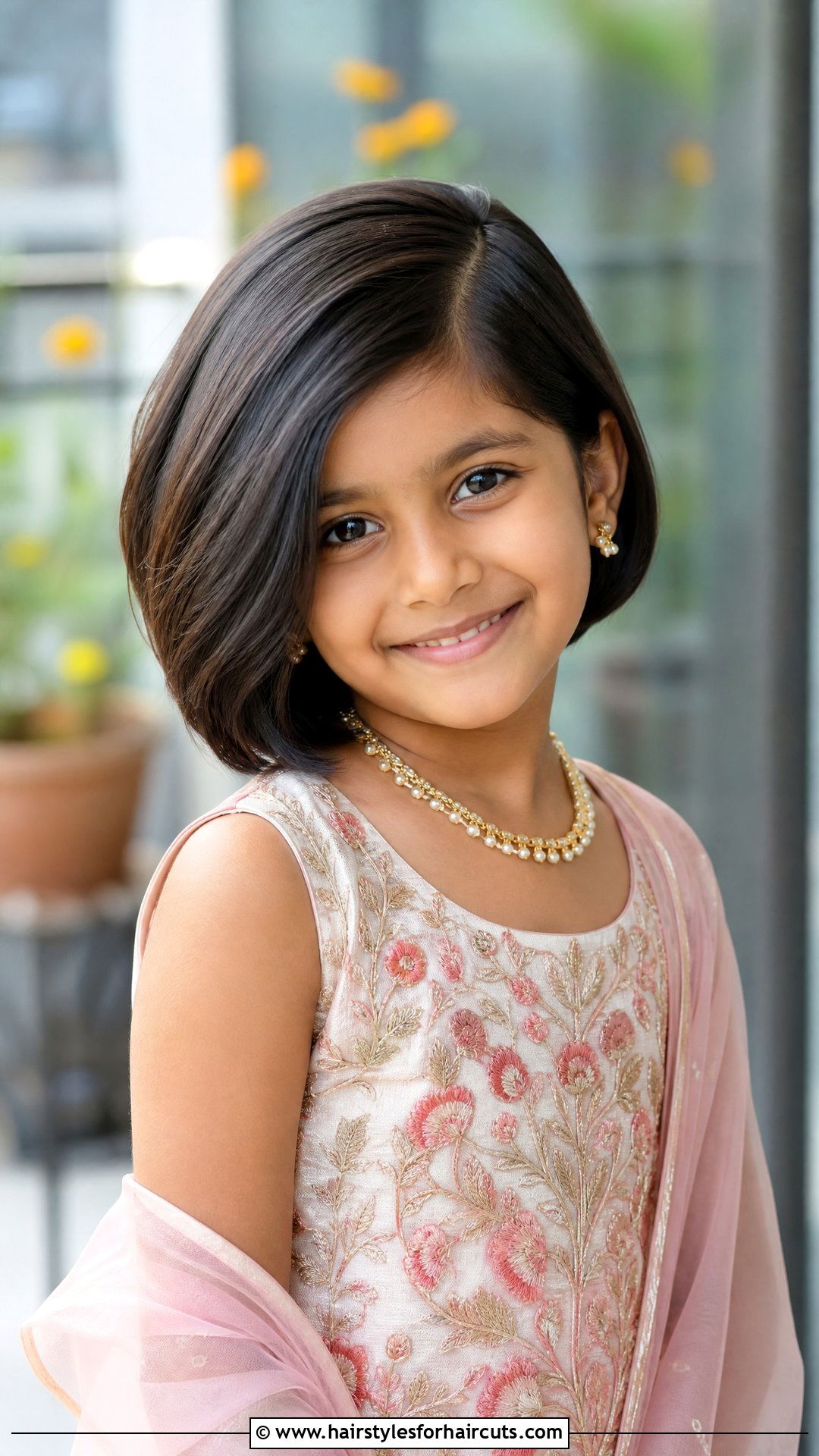 Side Swept Bob Haircut - 25 6 years girl haircuts style indian - 25 6 years girl haircuts style indian