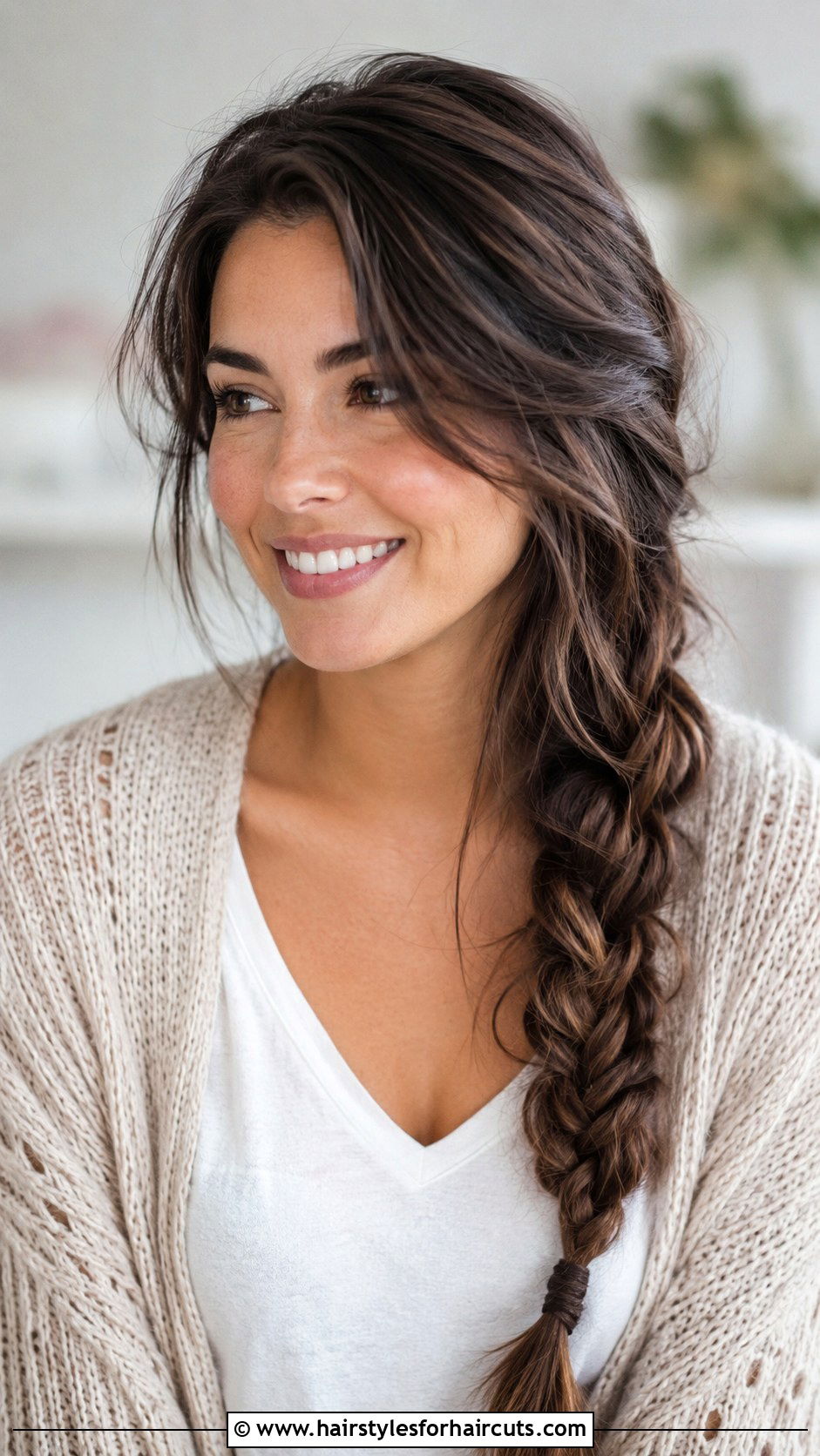 Side Swept Braid - 25 easiest hairstyles - 25 easiest hairstyles