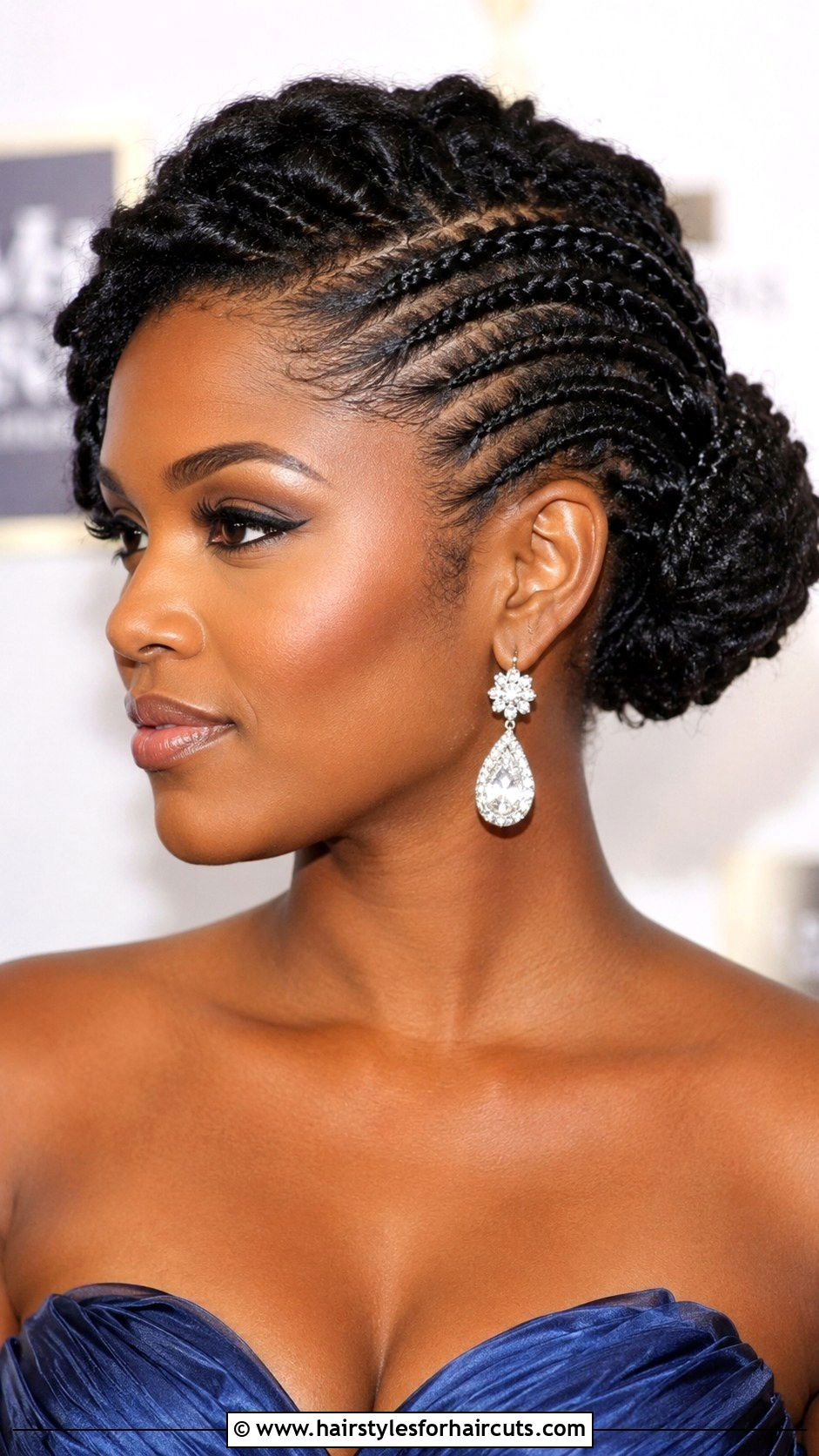 Side Swept Braid Bun - 25 braid bun hairstyles black hair - 25 braid bun hairstyles black hair