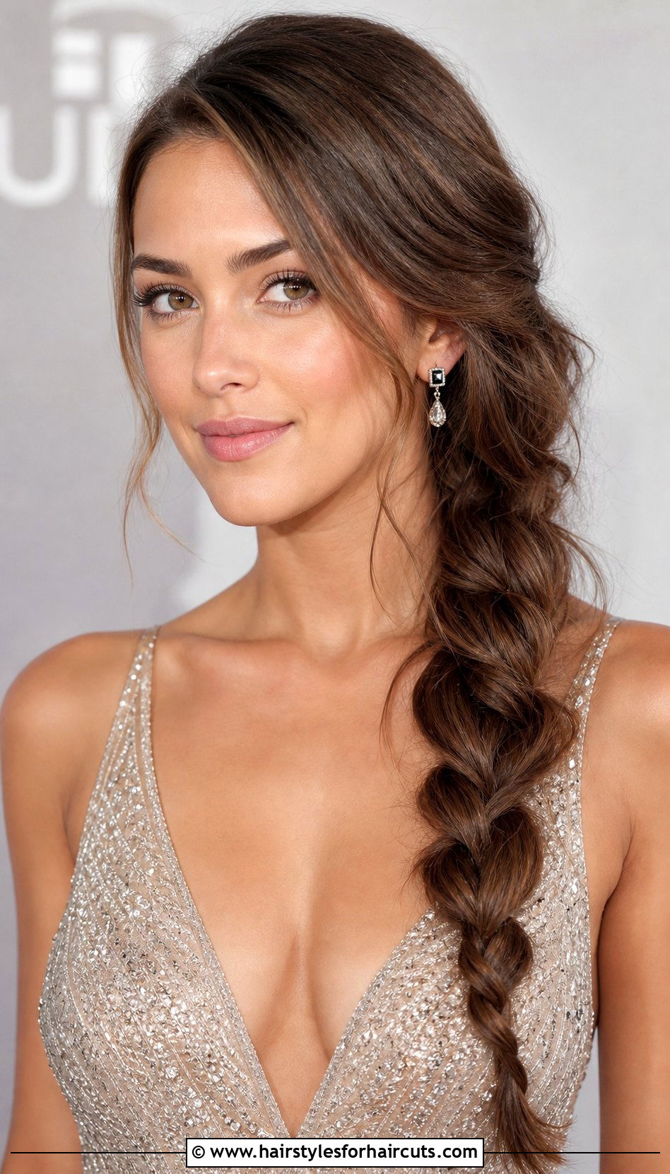 Side Swept Braid Down - 25 braided hair down hairstyles - 25 braided hair down hairstyles
