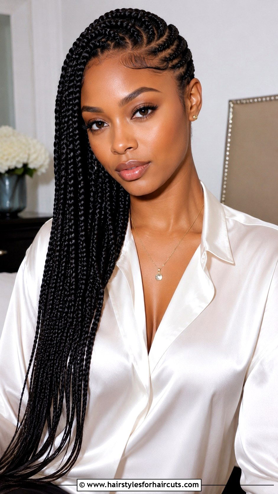 Side Swept Braids - 25 70s braided hairstyles black hair - 25 70s braided hairstyles, black hair