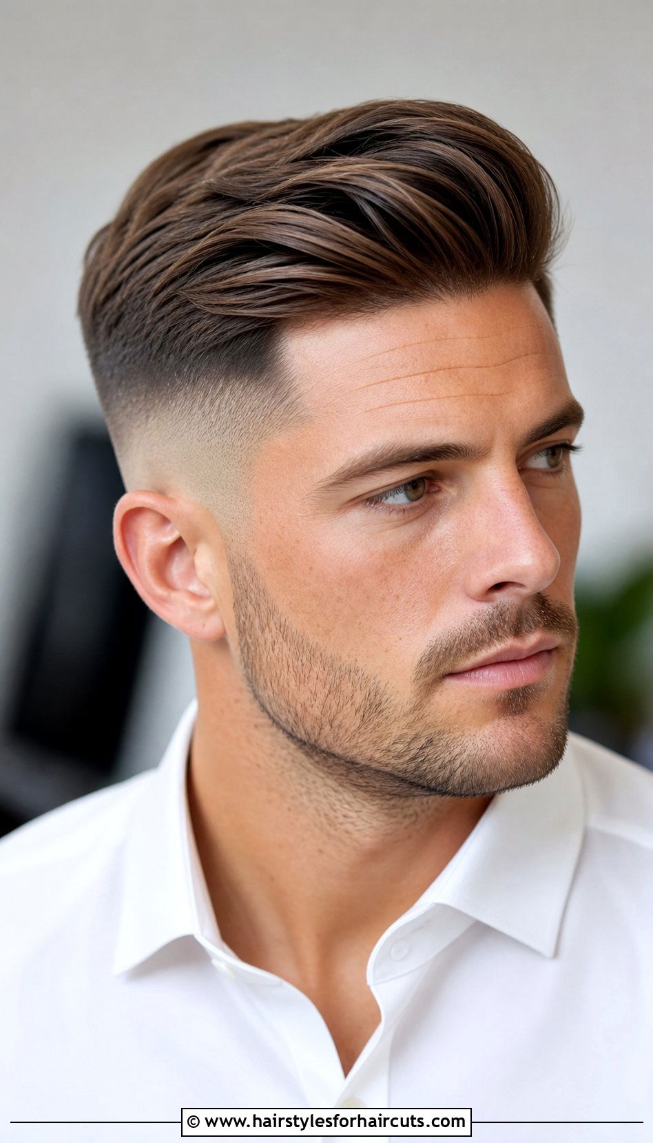 Side Swept Comb Over Fade - 25 side hair comb hairstyles - 25 side hair comb hairstyles