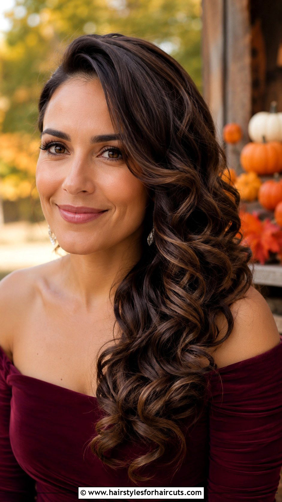 Side Swept Curls For Long Hair - 25 birthday hairstyles for long hair - 25 birthday hairstyles for long hair