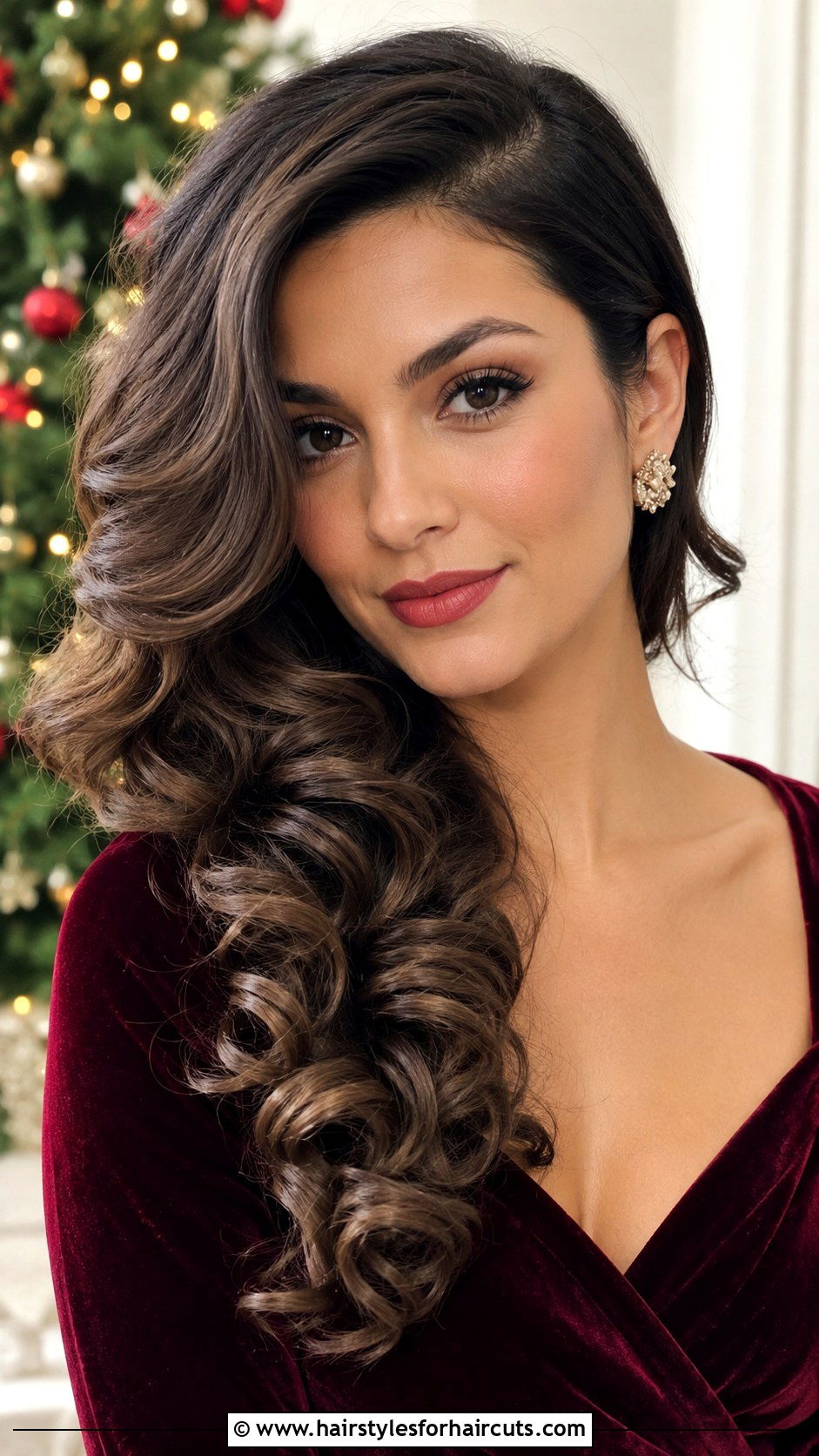 Side Swept Curls Hairstyle - 25 hairstyles to do - 25 hairstyles to do