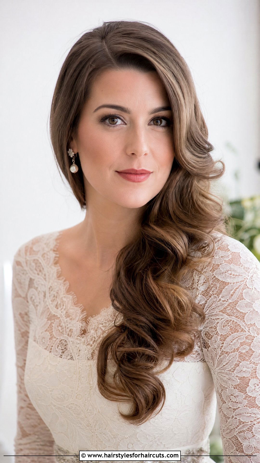 Side Swept Curls Long Hair - 25 easy wedding guest hairstyles for long hair - 25 easy wedding guest hairstyles for long hair