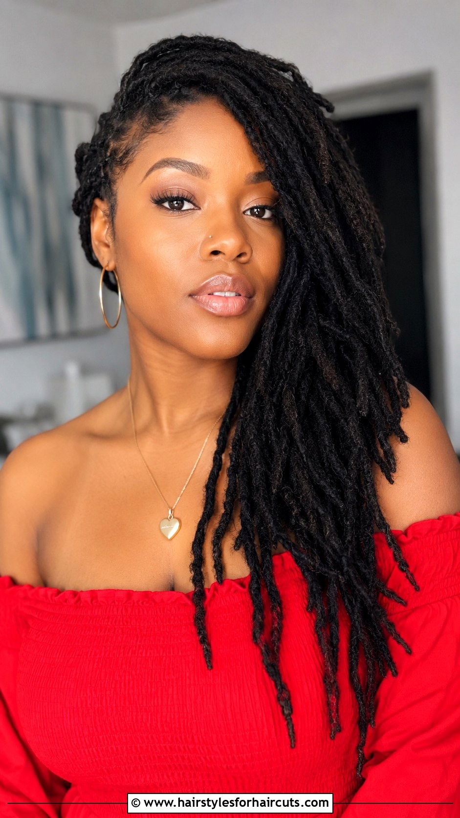 Side Swept Dreadlocks - 25 dread lock hairstyles - 25 dread lock hairstyles