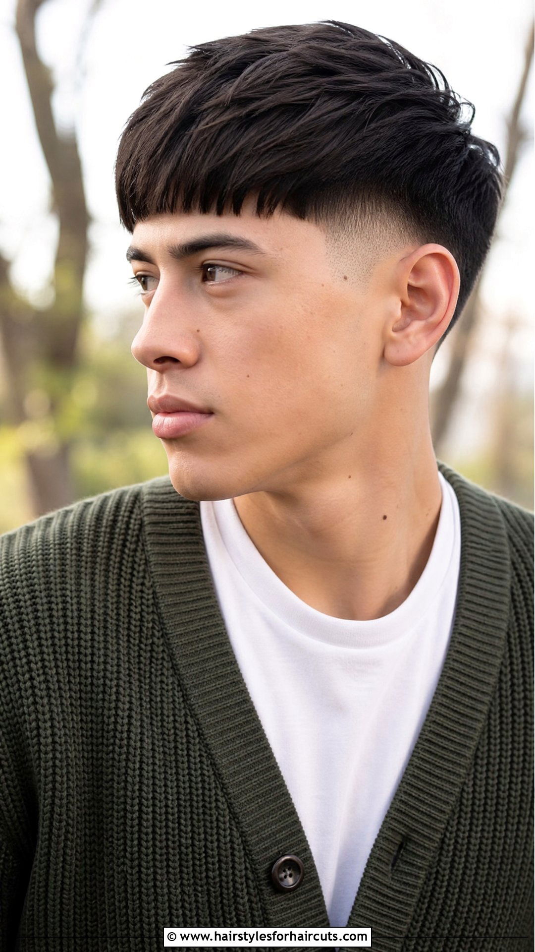 Side Swept Edgar Haircut Straight - 25 edgar haircuts with straight hair - 25 edgar haircuts with straight hair