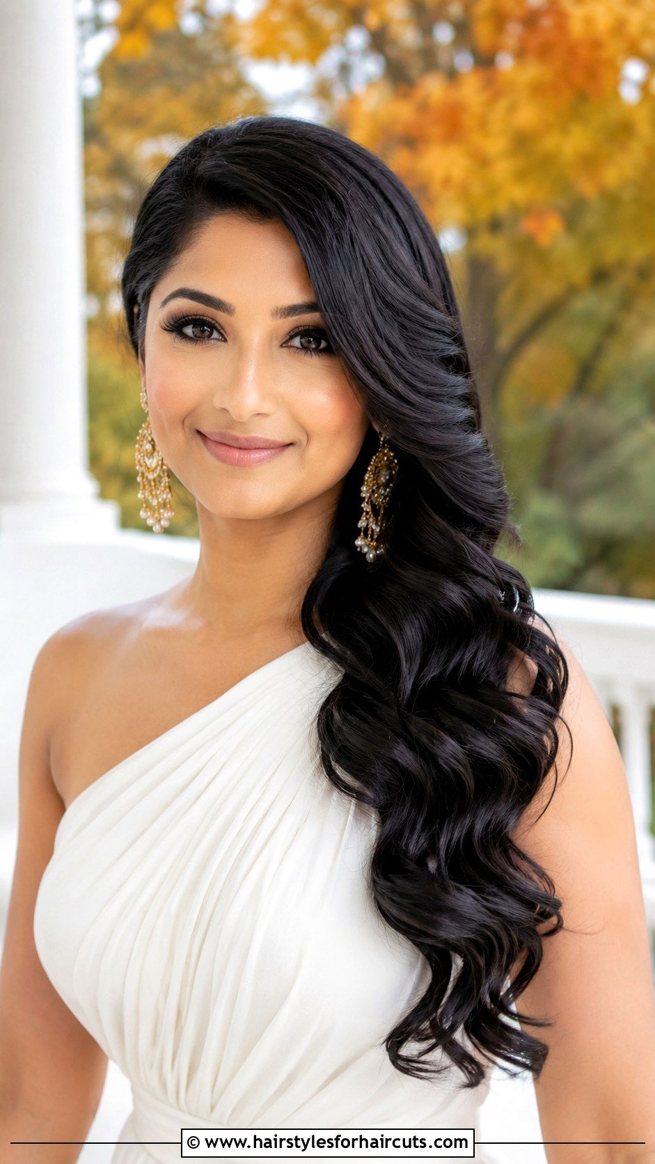 Side Swept Extension Waves For Wedding - 25 hair extension hairstyles for wedding - 25 hair extension hairstyles for wedding