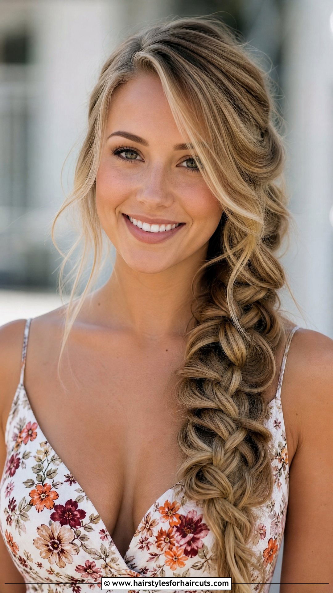 Side Swept Fox Tail Braid - 25 fox tail hairstyles - 25 fox tail hairstyles