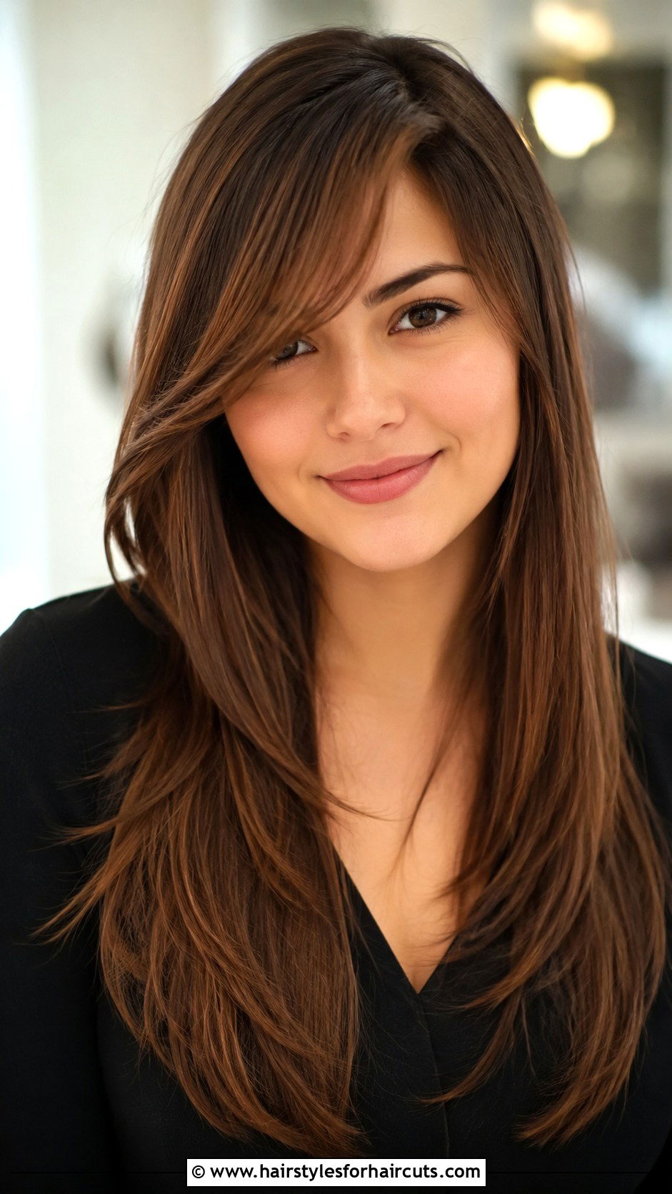 Side Swept Fringe For Heart Face Shape - 25 side fringe hairstyles - 25 side fringe hairstyles