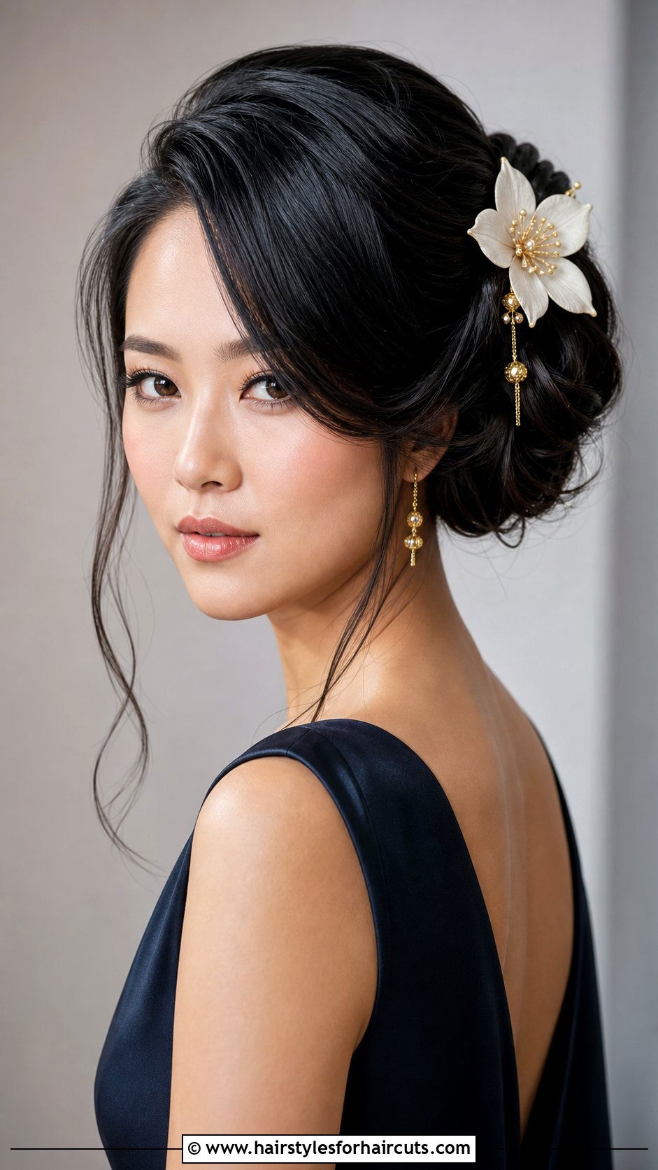 Side Swept Geisha Hairstyle - 25 geisha hairstyles - 25 geisha hairstyles
