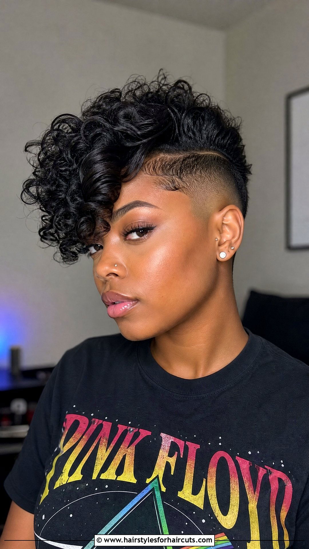 Side Swept Mohawk - 25 side swept hairstyles black hair - 25 side swept hairstyles black hair