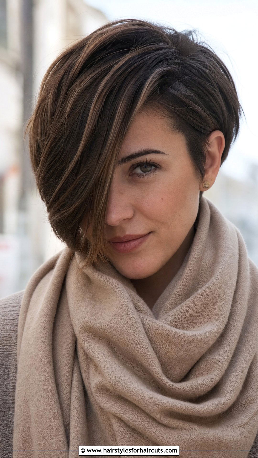 Side Swept Pixie Haircut - 25 pixie short haircuts for thin hair - 25 pixie short haircuts for thin hair