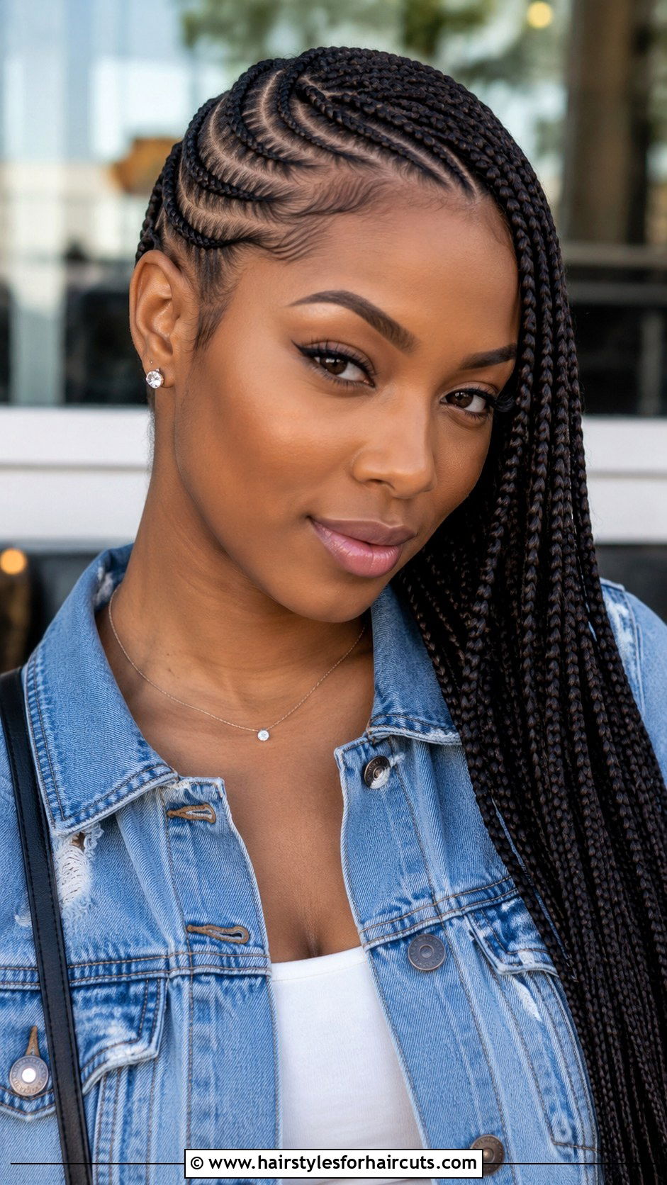 Side Swept Ponytail - 25 easy hairstyles for black hair - 25 easy hairstyles for black hair