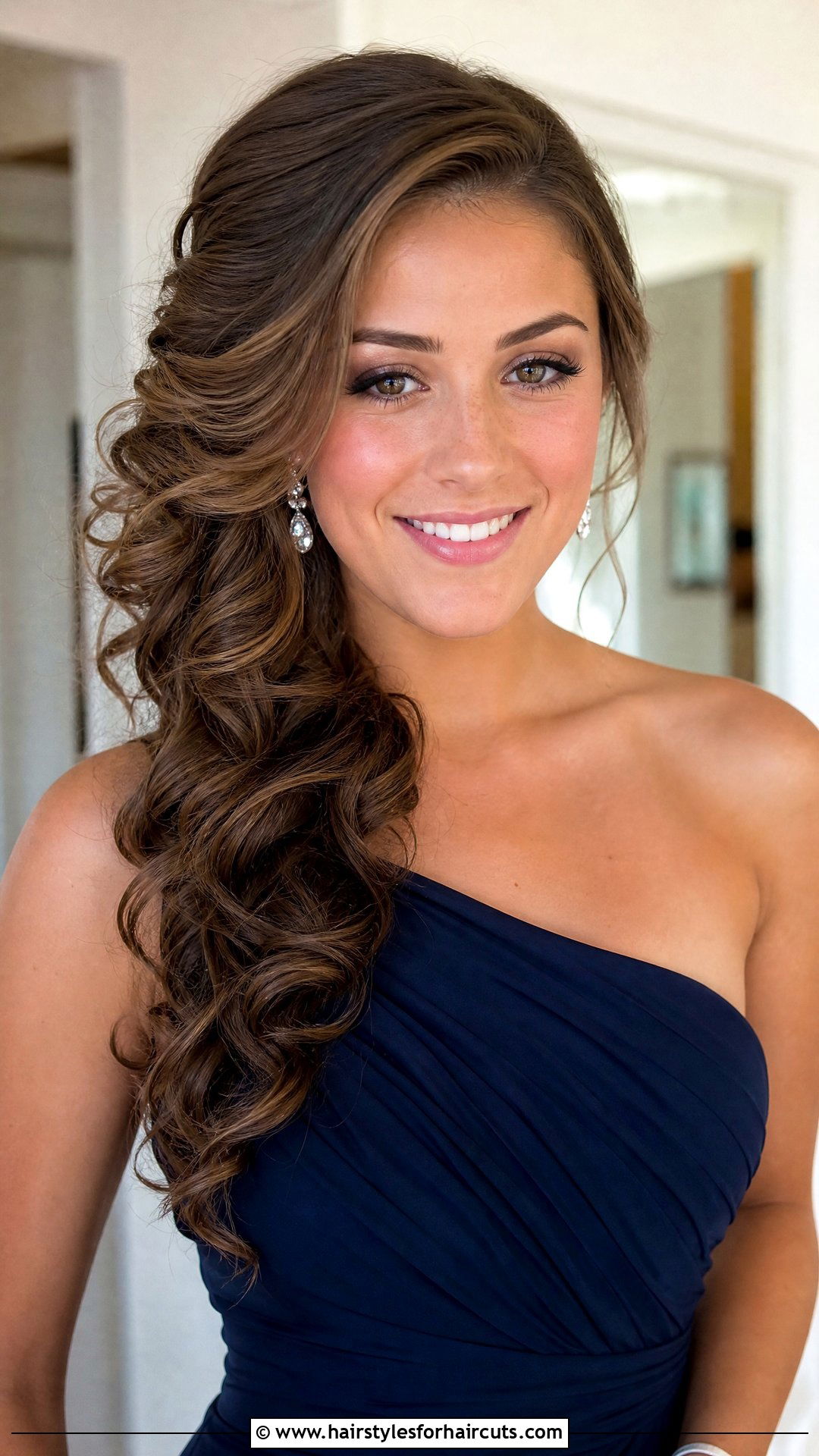Side Swept Prom Updo - 25 up do hairstyles for prom - 25 up do hairstyles for prom