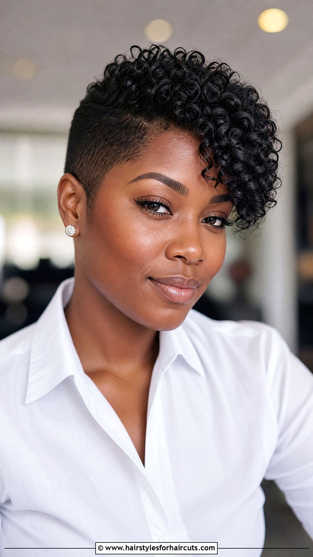Side Swept Short Tapered Cut - 25 side swept hairstyles black hair - 25 side swept hairstyles black hair