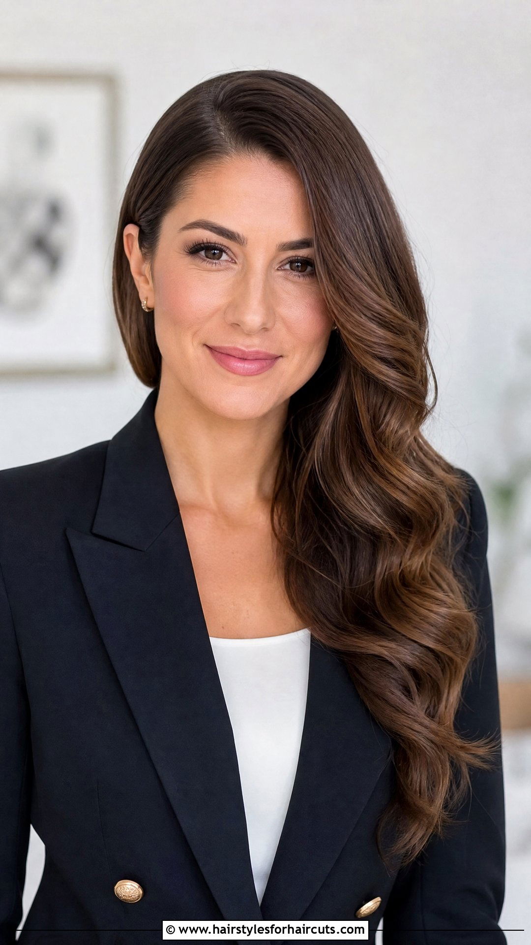 Side Swept Waves - 25 professional hairstyles for long hair - 25 professional hairstyles for long hair