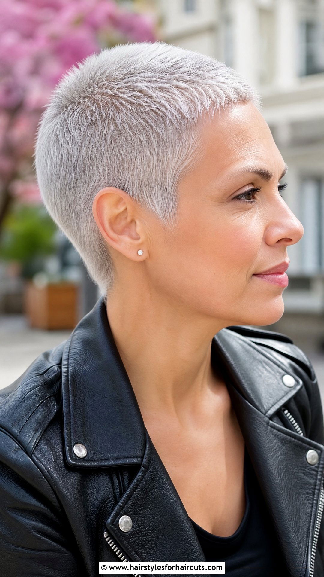 Silver Buzz Cut Haircut - 25 senior haircuts - 25 senior haircuts