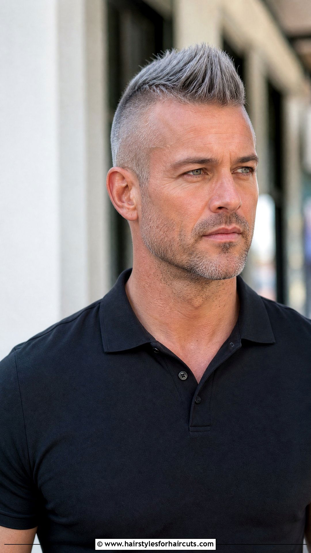 Silver Fox Faux Hawk - 25 silver fox hairstyles - 25 silver fox hairstyles