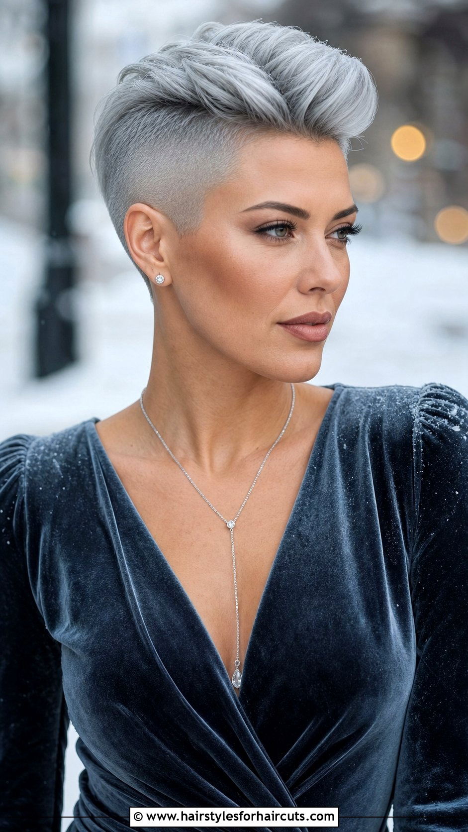 Silver Gray Undercut Short Hair - 25 short hair undercut hairstyles - 25 short hair undercut hairstyles
