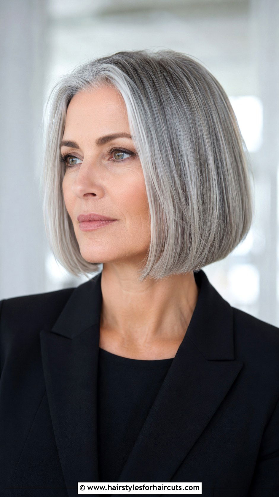 Silver Grey Bob - 25 colorful hairstyles - 25 colorful hairstyles