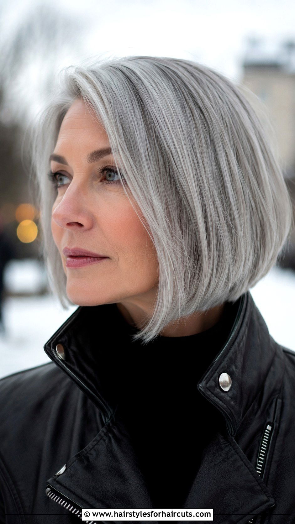 Silver Grey Bob - 25 hair color ideas for bob hairstyles - 25 hair color ideas for bob hairstyles