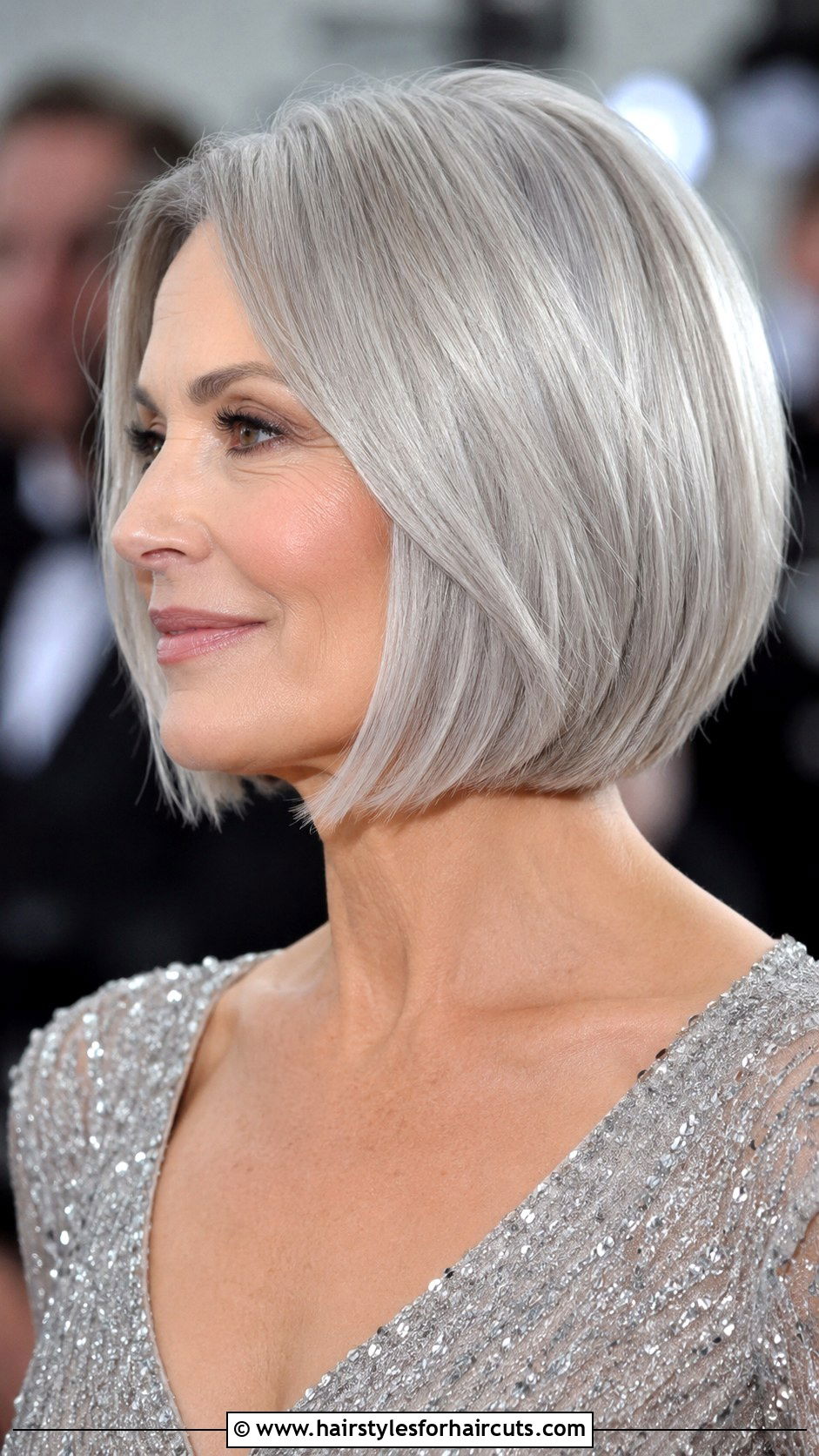 Silver Grey Bob - 25 bob hairstyles grey hair - 25 bob hairstyles grey hair