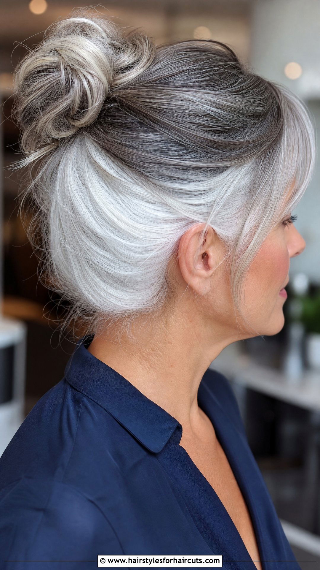 Silver Halo Underlights On Gray Hair - 25 halo hairstyles color - 25 halo hairstyles color