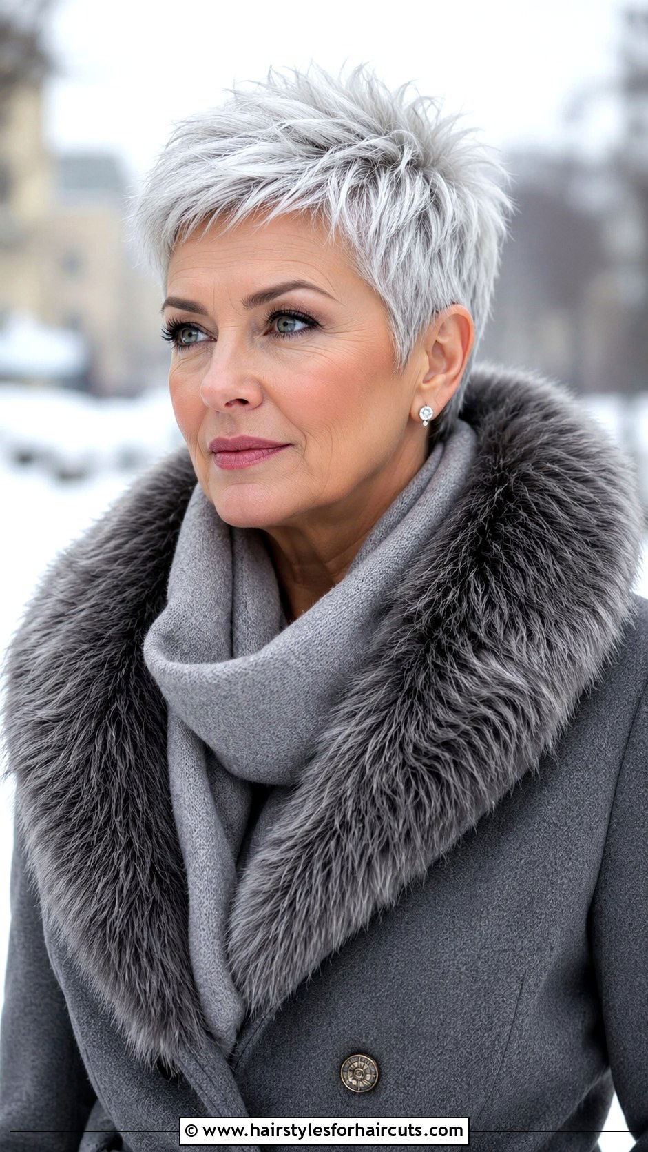 Silver White Pixie - 25 60 hairstyles - 25 60 hairstyles
