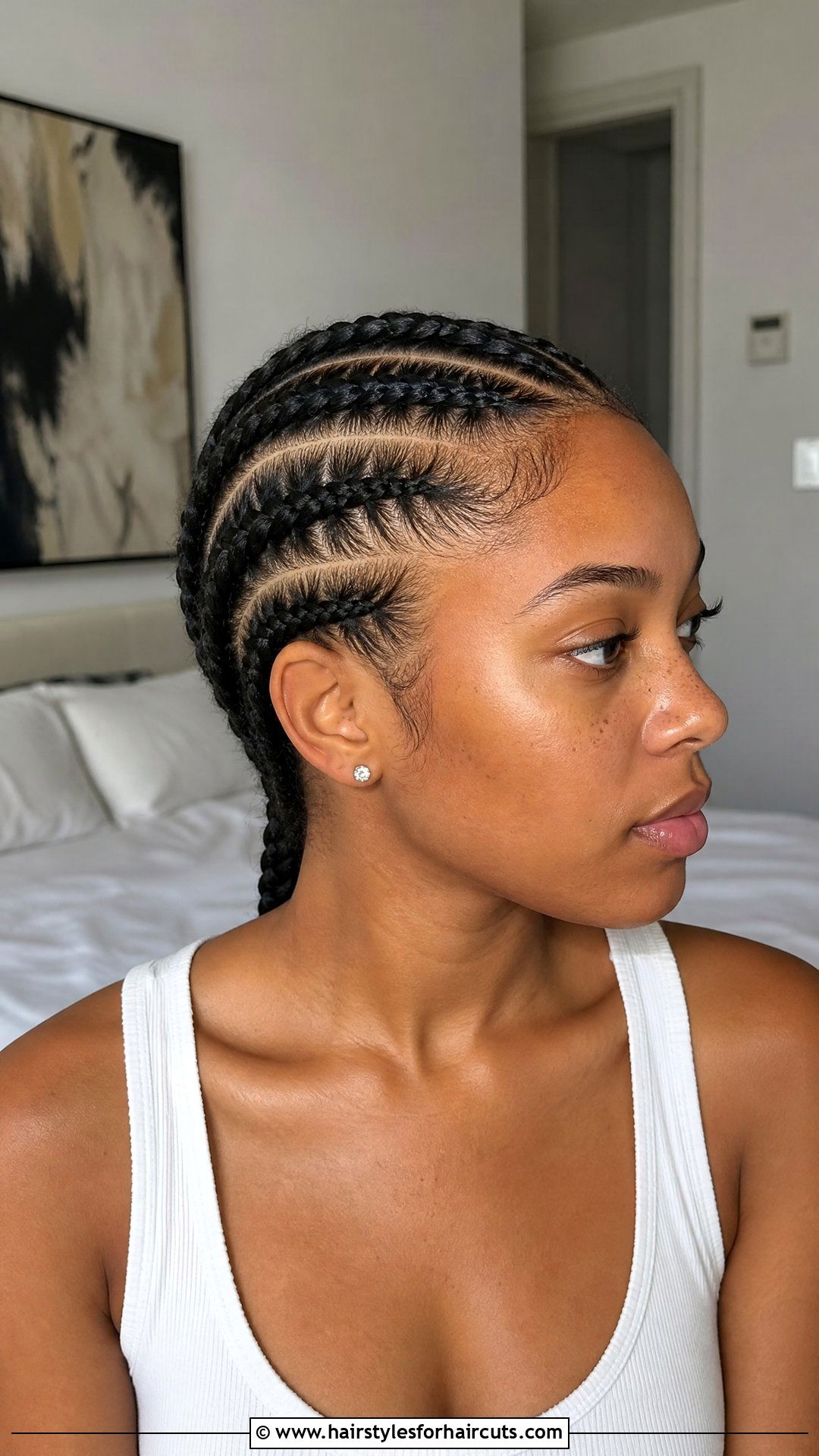 Simple Cornrows For Beginners - 25 beginner protective hairstyles for short natural hair - 25 beginner protective hairstyles for short natural hair