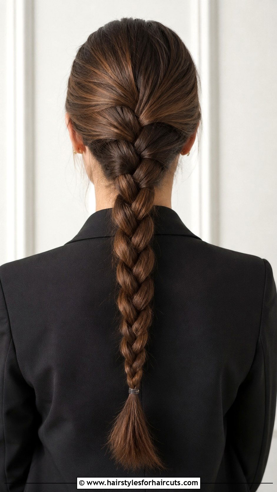 Simple French Braid - 25 beginner easy hairstyles for medium hair - 25 beginner easy hairstyles for medium hair