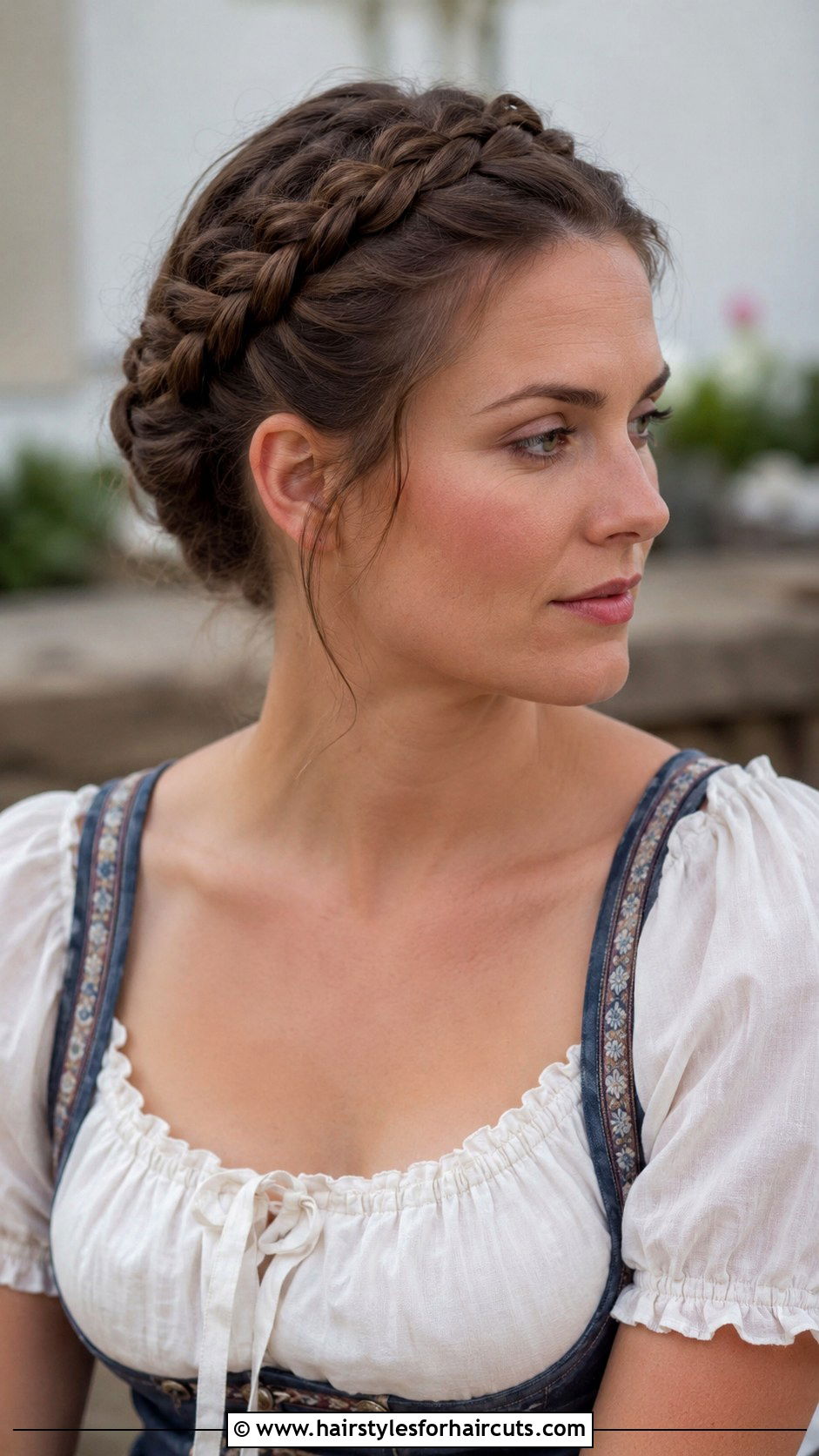 Simple Milkmaid Braid Hairstyle - 25 hairstyles easy to do - 25 hairstyles easy to do